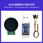 Hi-link fingerprint recognition module HLK-ZW0919 capacitive touch ball racket shaped fingerprint door lock acquisition sensor module test kit/ development board